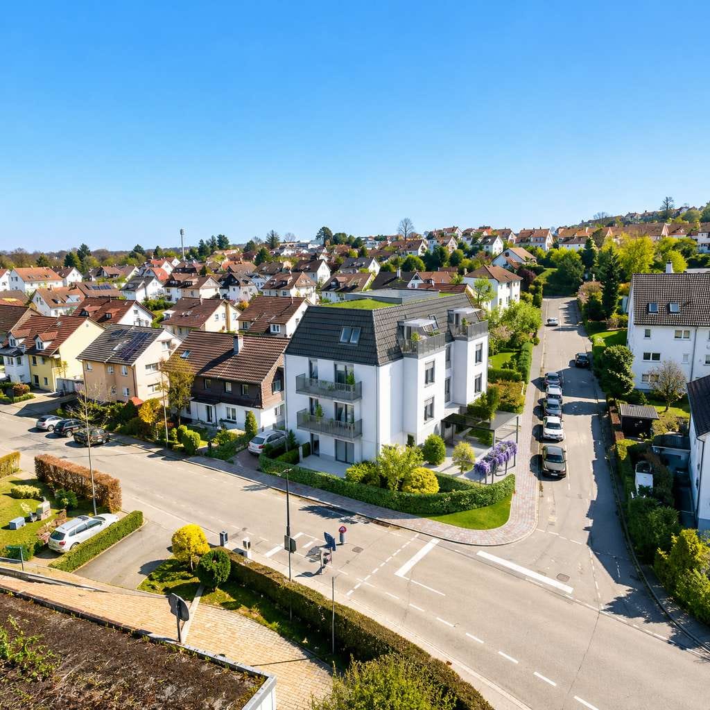 Immobilie in Neuhausen auf den Fildern - Provisionsfrei: 2 Zimmer-Neubauwohnung mit Balkon++KFW 55 Förderung möglich - Bild 3
