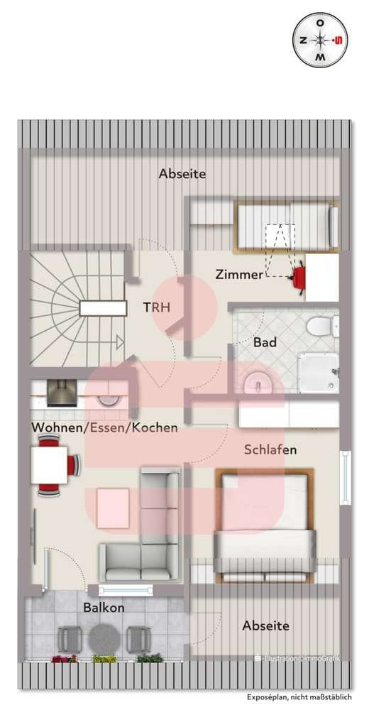 Immobilie in Oberstdorf - Heute Kapitalanlage - Morgen Ihr Zuhause!!! *vermietetes Reihenhaus in naturnaher Lage* - Bild 3