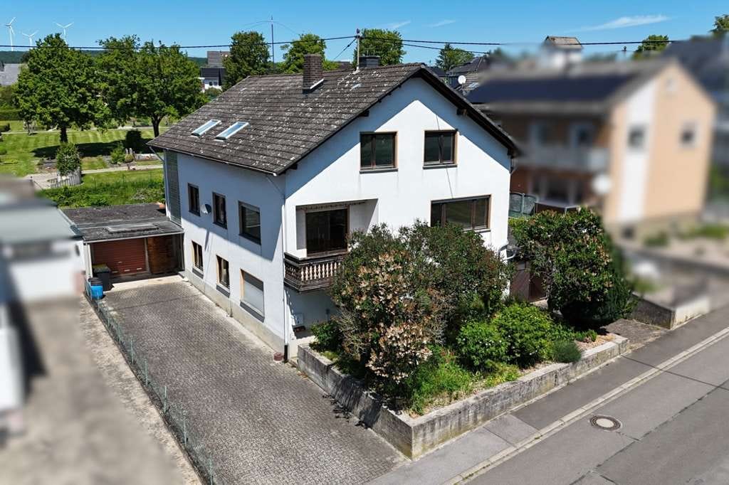 Immobilie in Waldalgesheim - Zweifamilienhaus, Wohnen auf einer Ebene, plus mehr ... in Waldalgesheim - Bild 0