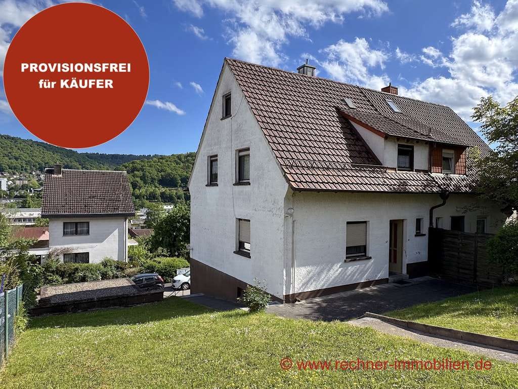 Immobilie in Eberbach - *** PROVISIONSFREI *** ... NEU IM ANGEBOT! EBERBACH: Preiswerte DHH mit Garage! - Bild 1