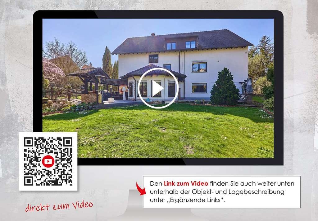 Immobilie in Mertesheim - Einzigartiges Anwesen mit viel Platz für Wohnen und Arbeiten mit traumhafter Gartenanlage und Pool - Bild 1