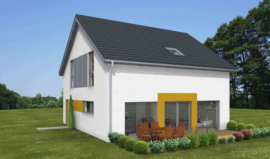 Immobilie in Roggenburg - Ihr Rückzugsort im Grünen: Modernes Einfamilienhaus in Messhofen. - Bild 1