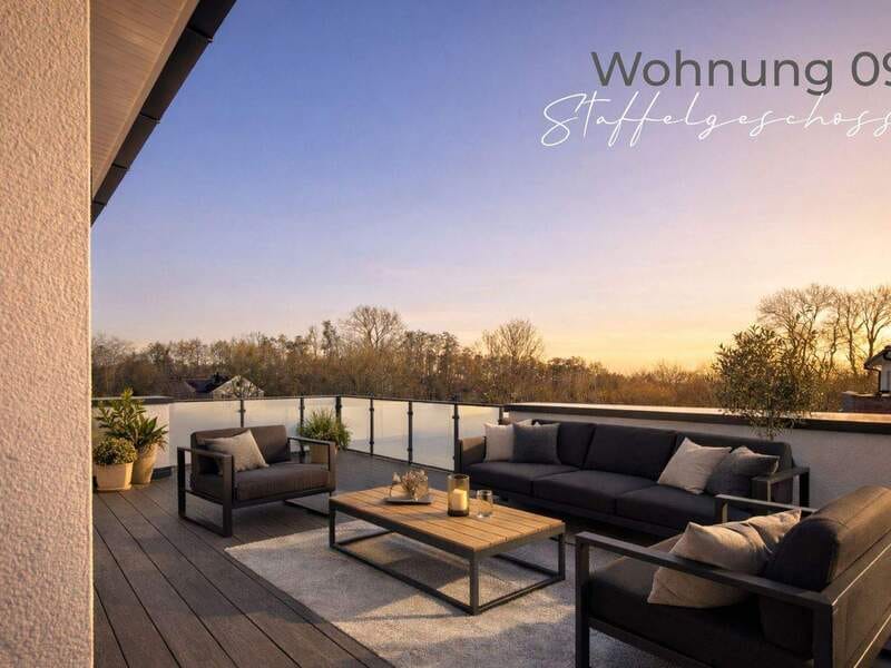 Immobilie in Lemförde - Lichtdurchflutete 3 Zimmer Wohnung mit riesiger Sonnen-Dachterrasse - Bild 0