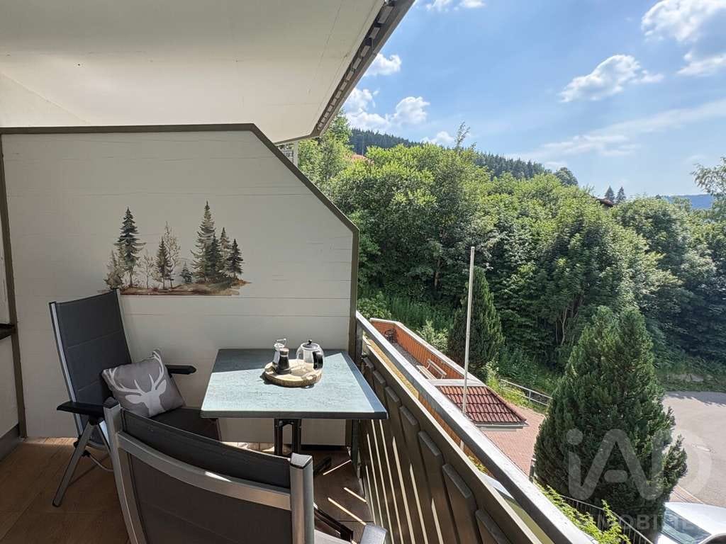 Immobilie in Todtnau - Logenplatz im Hochschwarzwald: 2-Zimmer Ferienwohnung mit Traumblick, Tiefgarage, komplett möbliert - Bild 2