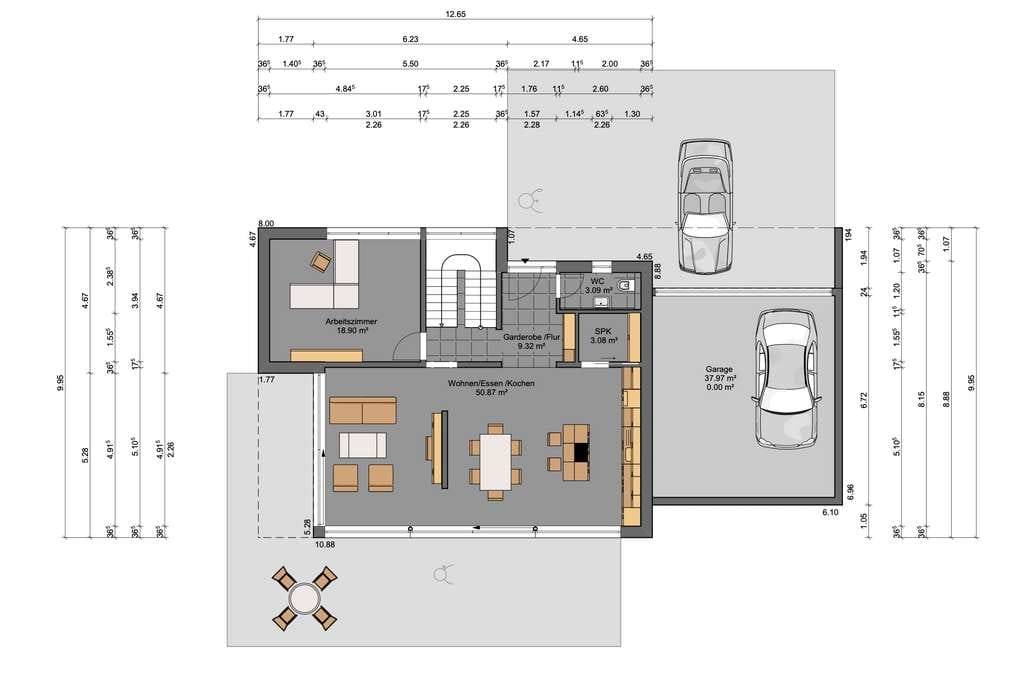 Immobilie in Oberrot - modernes Architektenhaus in massiver Bauweise und in idyllischer Lage - Bild 3