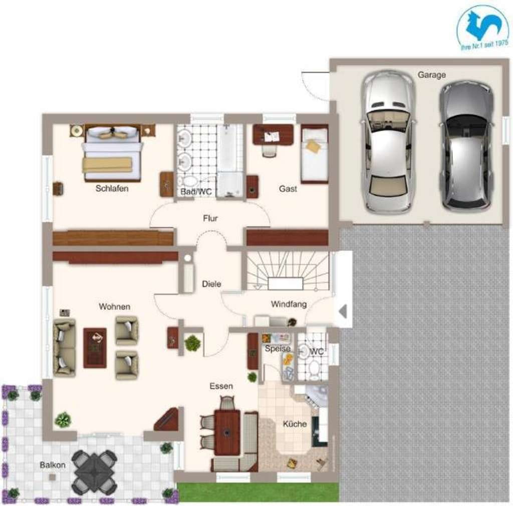 Immobilie in Ummendorf - Frei stehendes Zweifamilienhaus mit zusätzlicher Einlieger-Wohnung in top Lage! - Bild 2