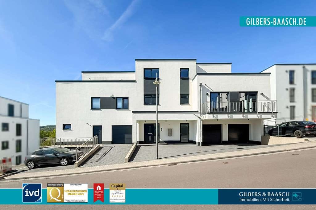 Immobilie in Kenn - Barrierefreie Neubauwohnung mit hochwertiger Ausstattung und zwei Stellplätzen auf der Kenner Ley - Bild 0