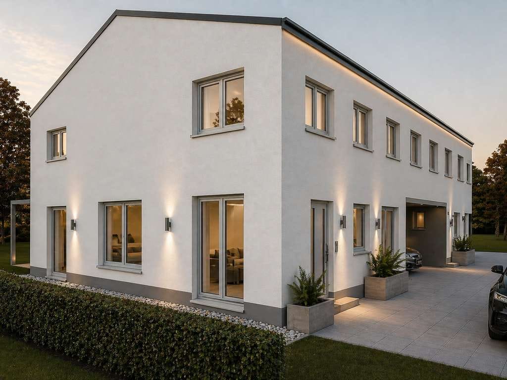 Immobilie in Wehringen - Neubau von 4 modernen Reihenhäusern für Familien im kfw-40 Standard - Bild 3