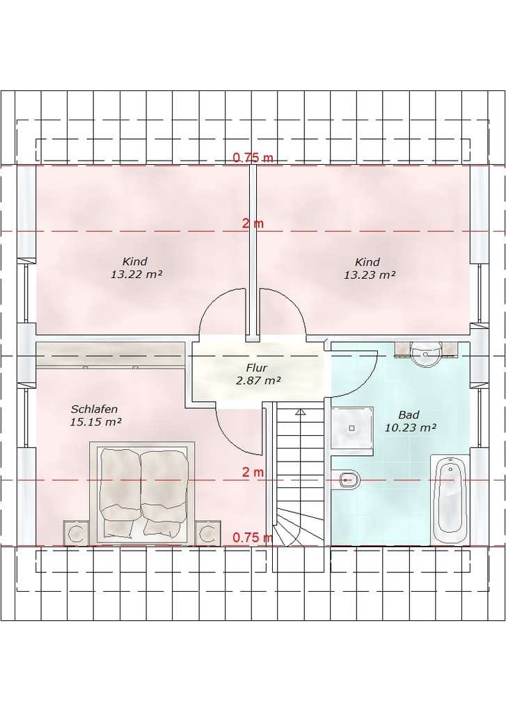 Immobilie in Naunhof - Grundstück Naunhof ! 5 Zimmer, Ton-Dachziegel, Wärmepumpe, Fußbodenheizung, Grundriss variabel ! - Bild 2