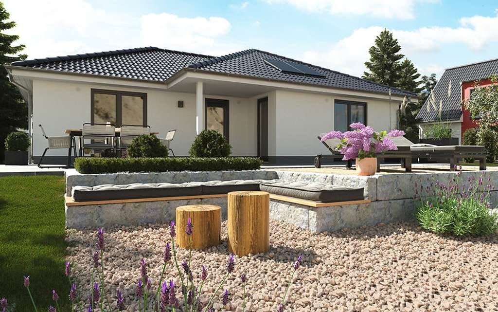 Immobilie in Korlingen - Moderner Winkelbungalow 108 mit Keller & Grundstück – Wohnen auf einer Ebene - Bild 0