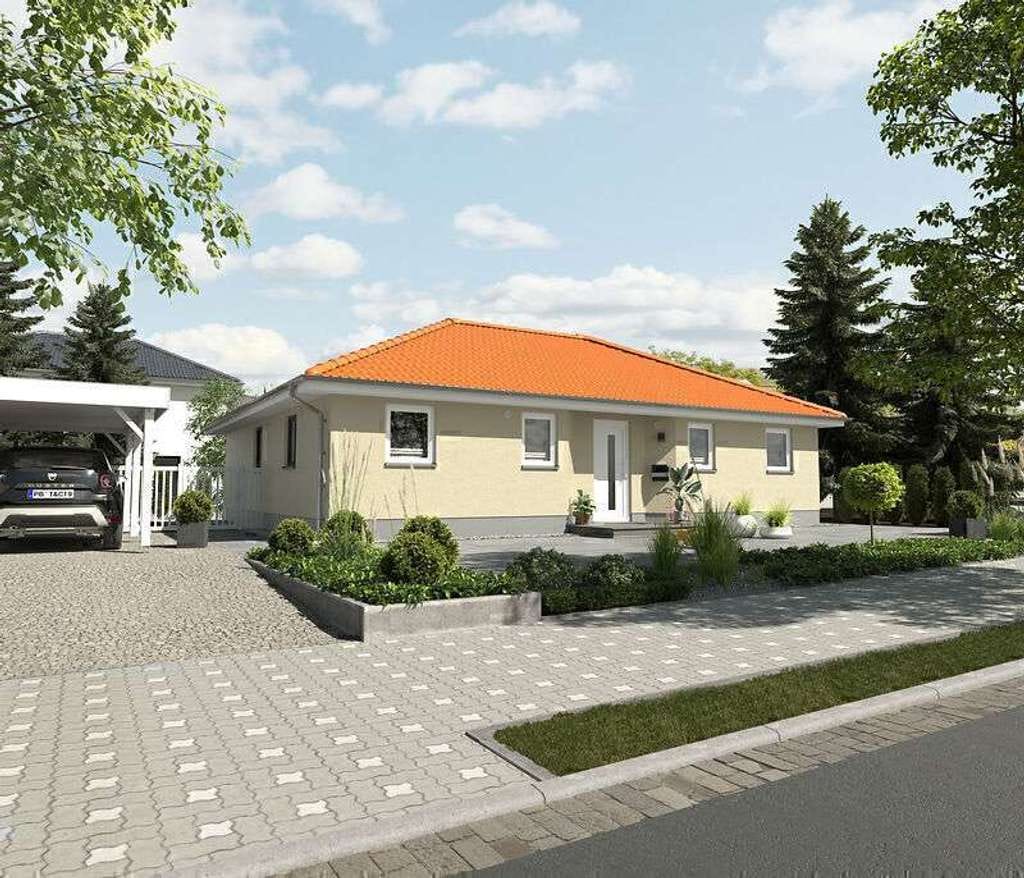 Immobilie in Nünschweiler - Winkelbungalow 108 massiv gebaut, Preis inkl. Grundstück - Bild 1