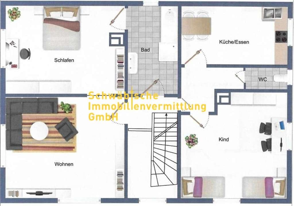 Immobilie in Magstadt - Schöne & helle 3-Zi.-Whg., gepflegt, Wärmedämmung, Stellplatz, Selbstnutzung möglich, *Wertstabil* - Bild 1