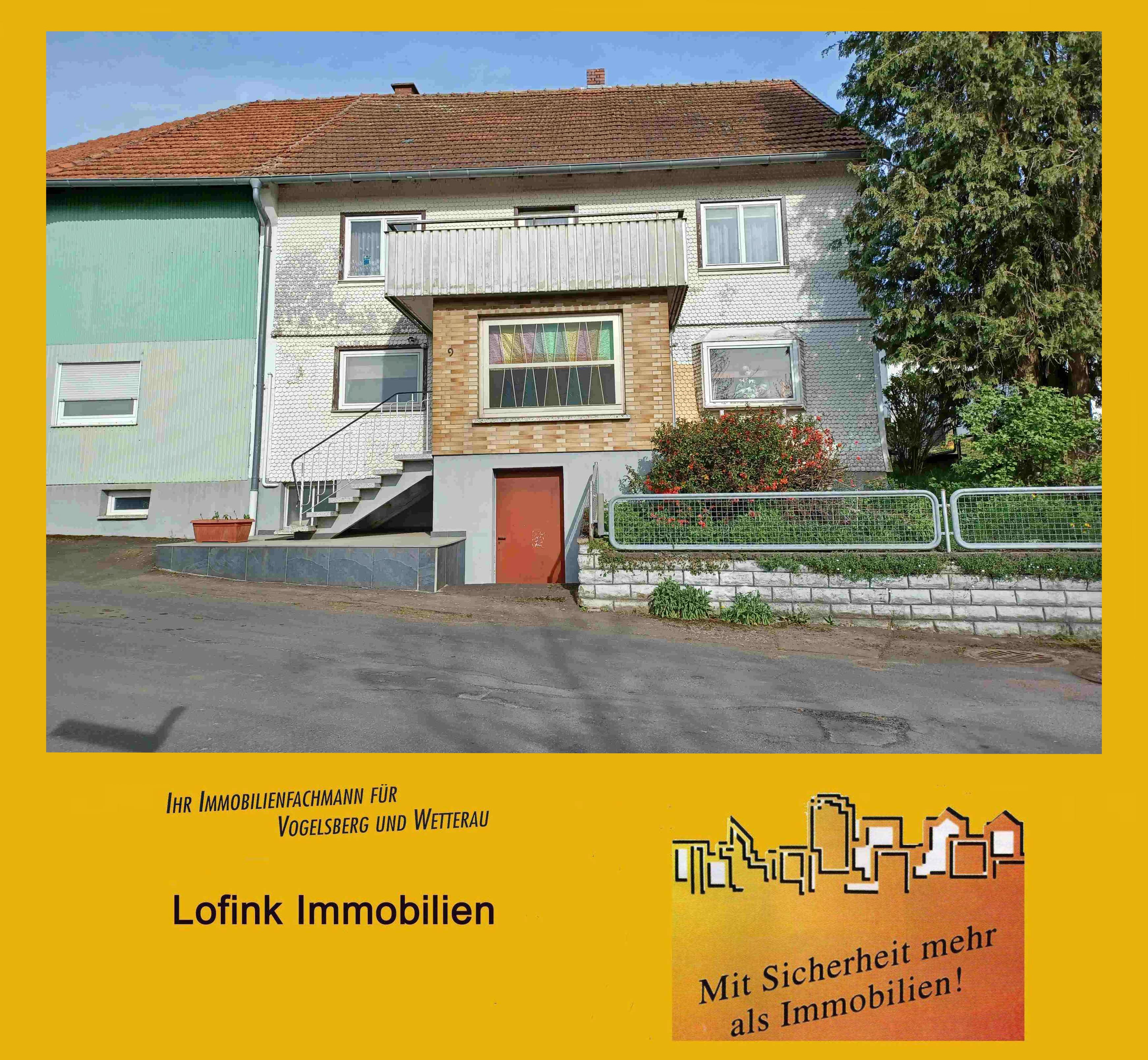 Immobilie in Grebenhain - Bauernhaus mit Nebengebäude - Bild 0