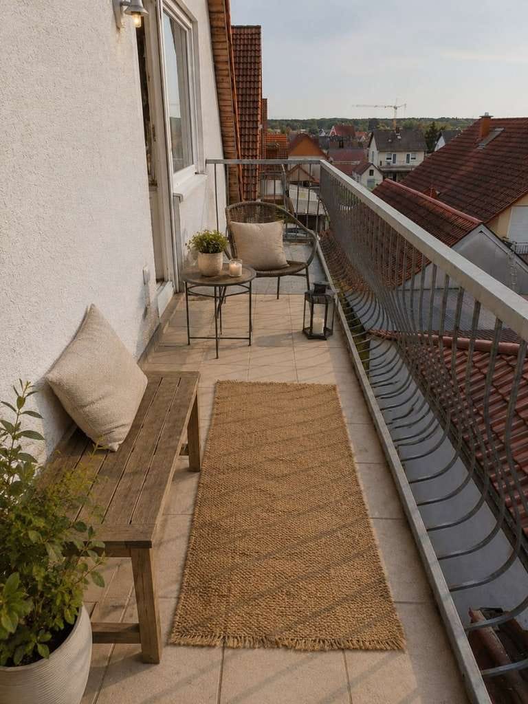 Immobilie in Lustadt - Maisonette am Feldrand mit Balkon & Weitblick - 60m² Wohnfläche + 20m² ausgebaute Nutzfläche, EBK - Bild 2