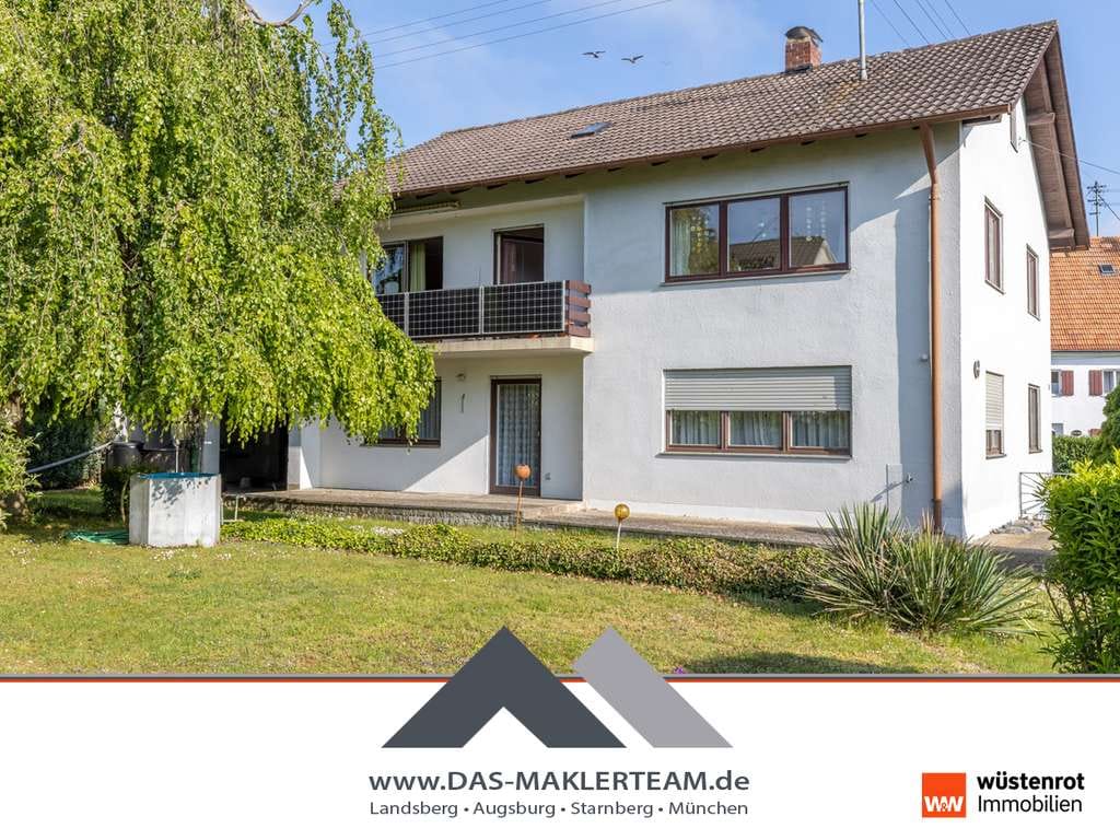 Immobilie in Prittriching - Attraktives 2-Familienhaus mit 177 m² Wohnfläche und großem Garten - Bild 0