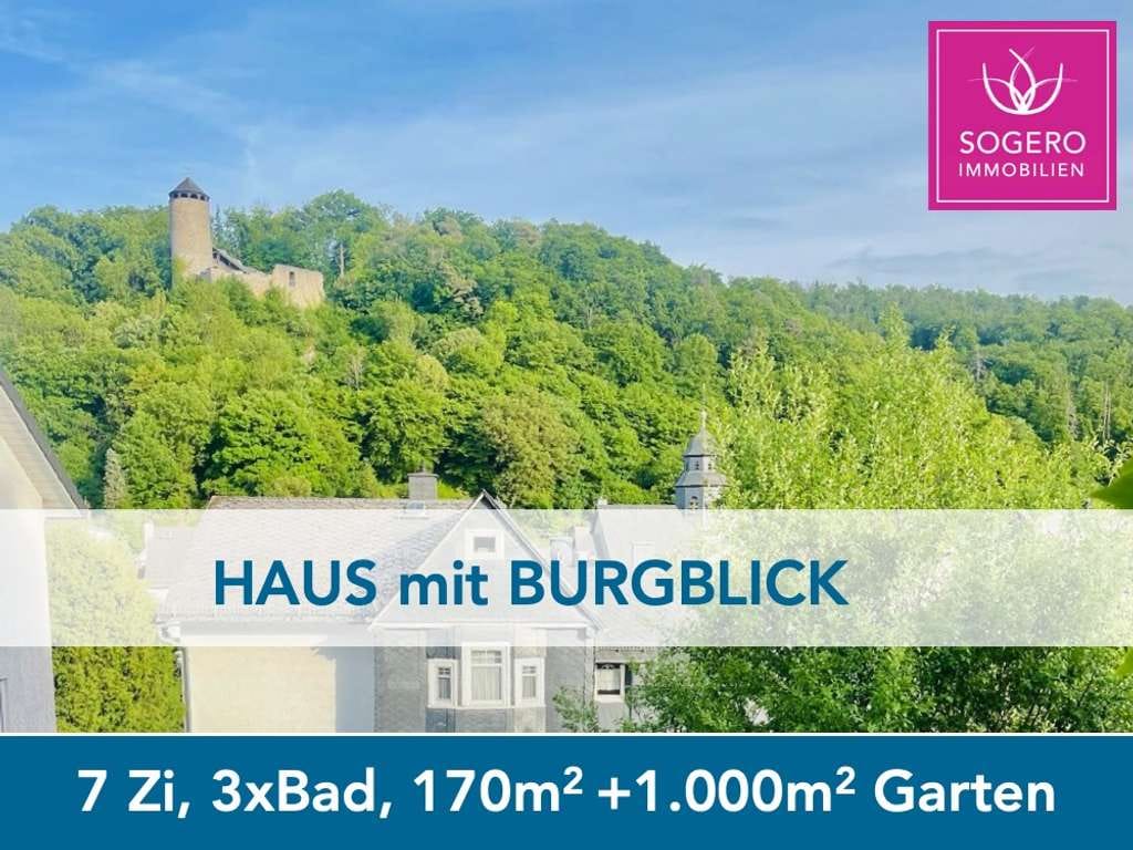 Immobilie in Braunfels - Haus mit Burgblick u. XXL-Garten, 3x Bad, 7 Zimmer - Bild 0