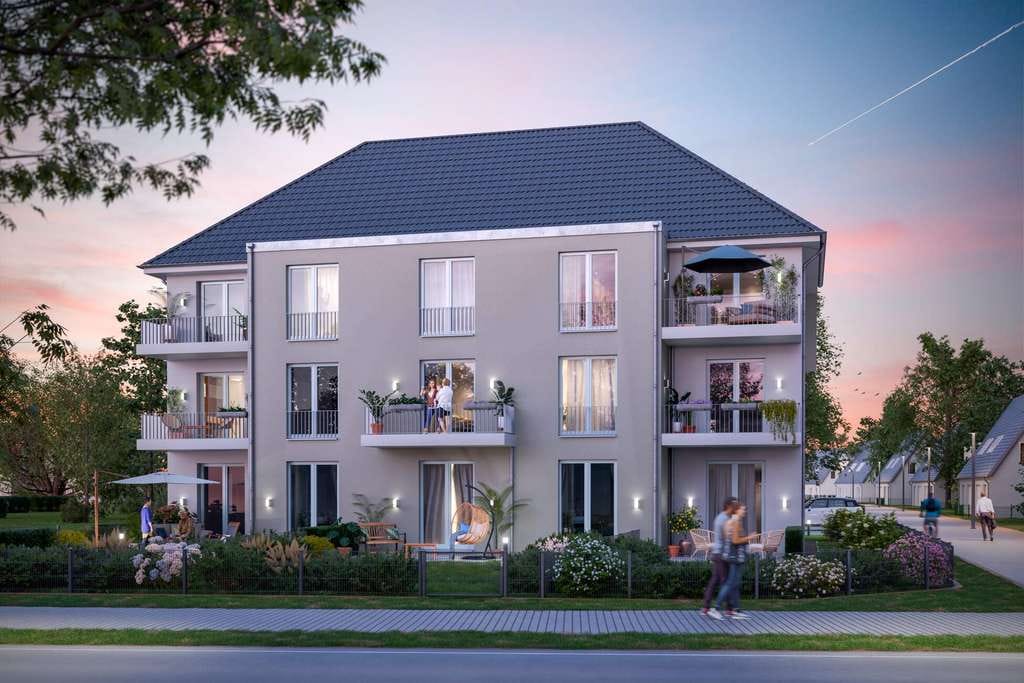 Immobilie in Müllrose - 3-Zimmer-Wohnung im Dachgeschoss mit Balkon und Seeblick - Bild 1