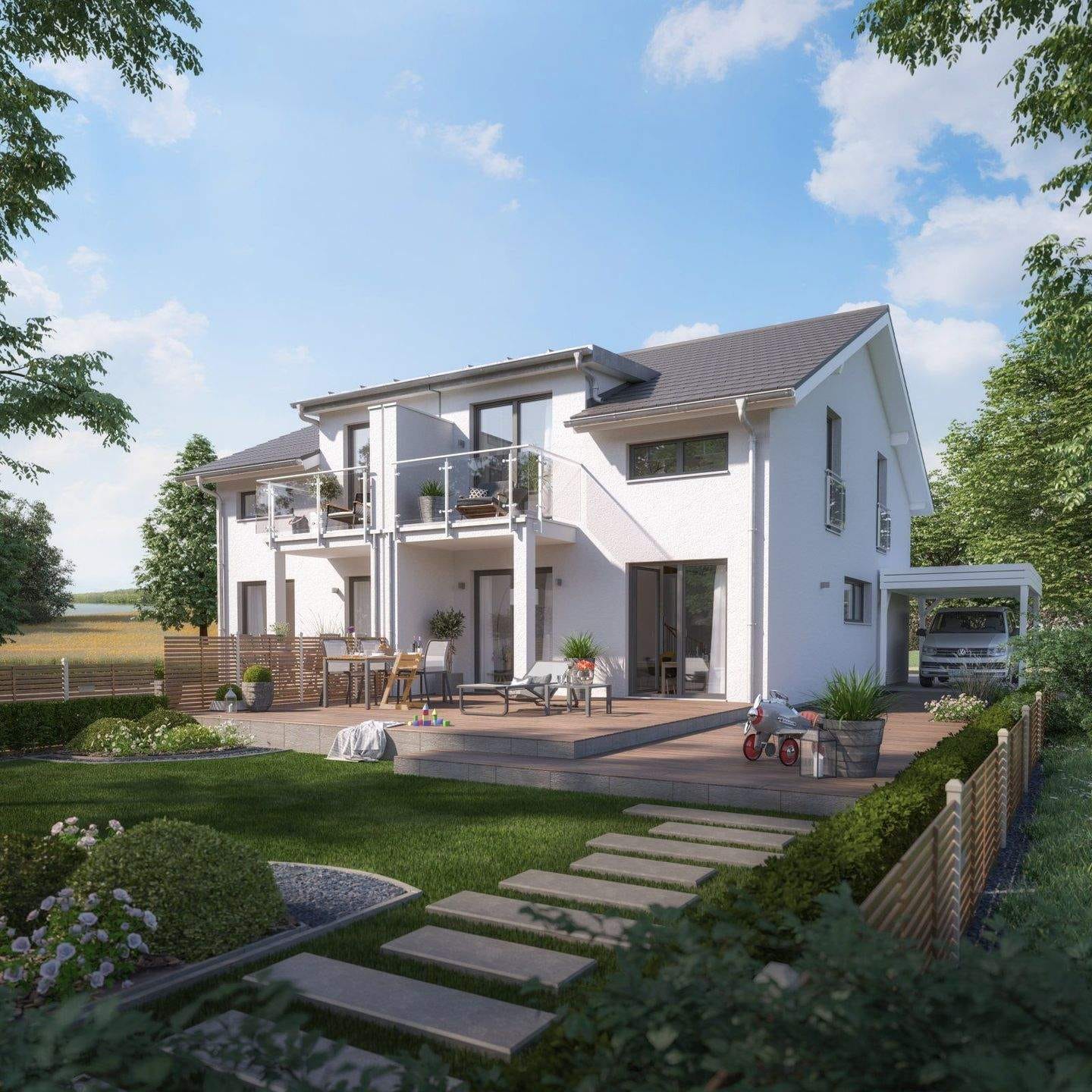 Immobilie in Mühlberg/Elbe - Dein individuelles Traumhaus in Mühlberg - Fertighaus nach deinen Wünschen - Bild 0