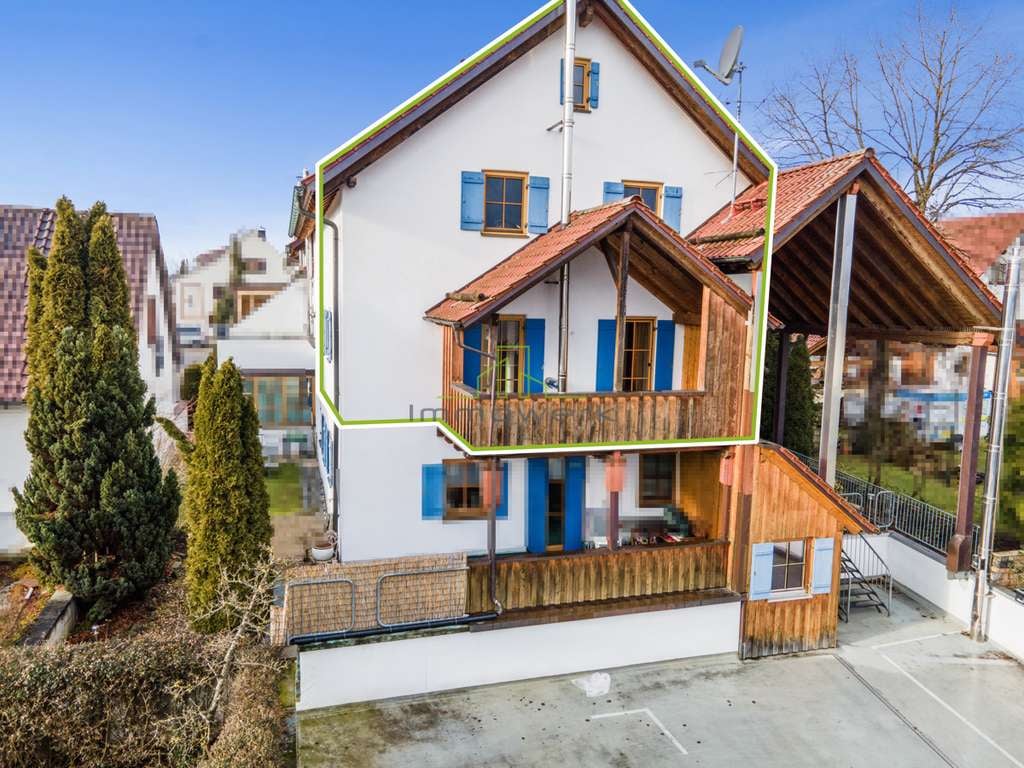 Immobilie in Kirchdorf an der Iller - Exklusive Maisonettewohnung mit großem Balkon in Kirchdorf an der Iller! - Bild 1