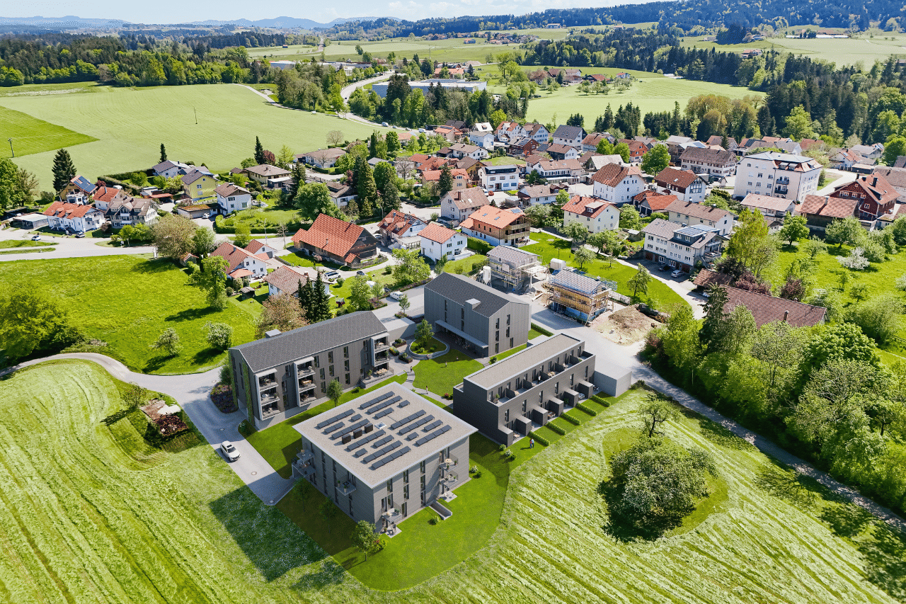 Immobilie in Opfenbach - Mehr Platz im Freien: 2-Zimmer-Wohnung mit großer Terrasse & Garten - Bild 1