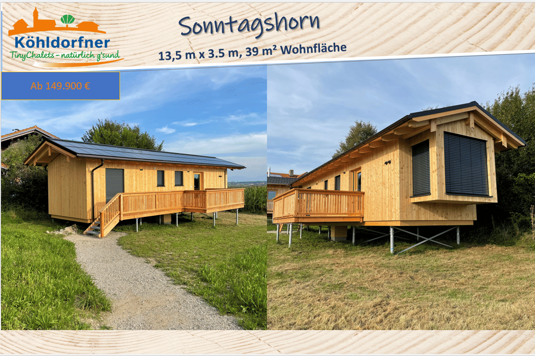 Immobilie in Kirchweidach - TinyChalet "Sonntagshorn" by Köhldorfner - natürlich g´sund - Bild 3