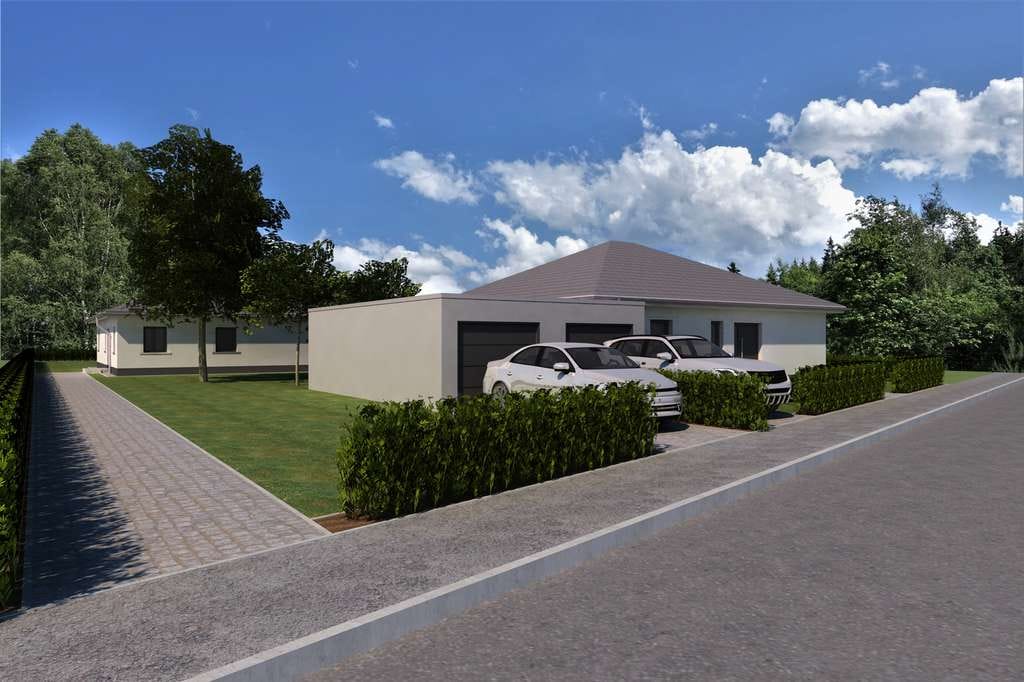 Immobilie in Vacha - Schlüsselfertiger Neubau eines barrierefreien Bungalows mit Garage inkl. 835 m² Grundst. in  Vacha - Bild 2