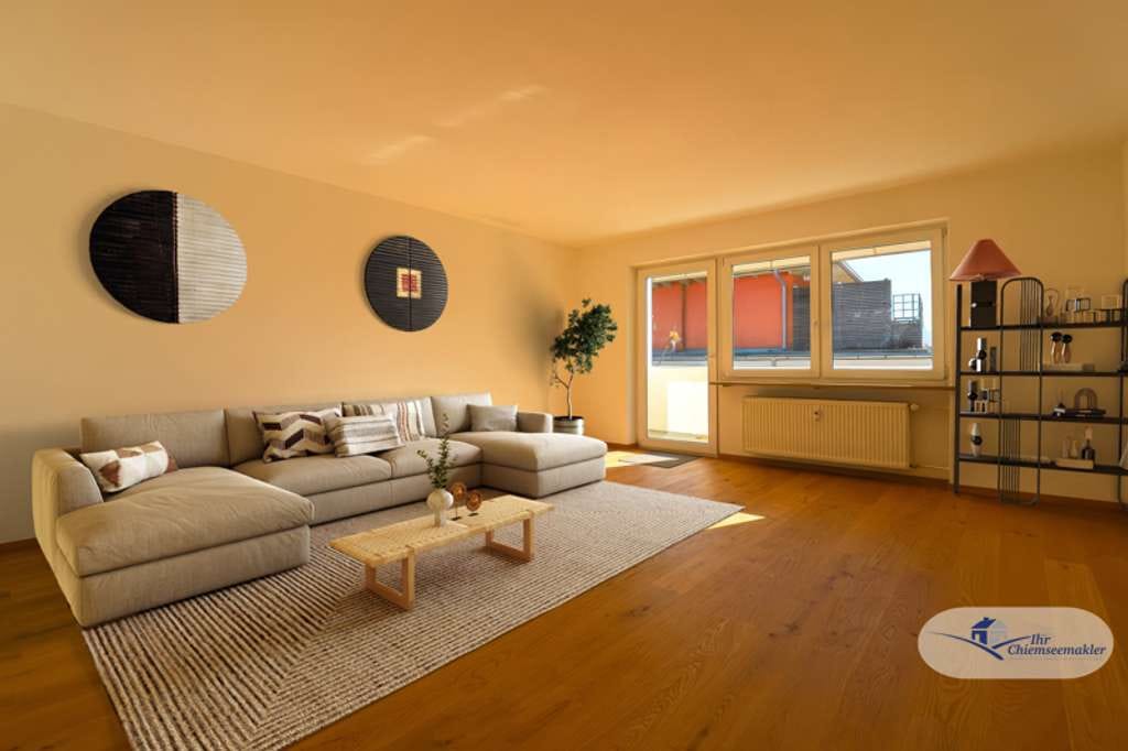 Immobilie in Rosenheim - Attraktive 3-Zimmer-Wohnung im Herzen von Rosenheim – solide Kapitalanlage auf Erbpachtgrundstück - Bild 1