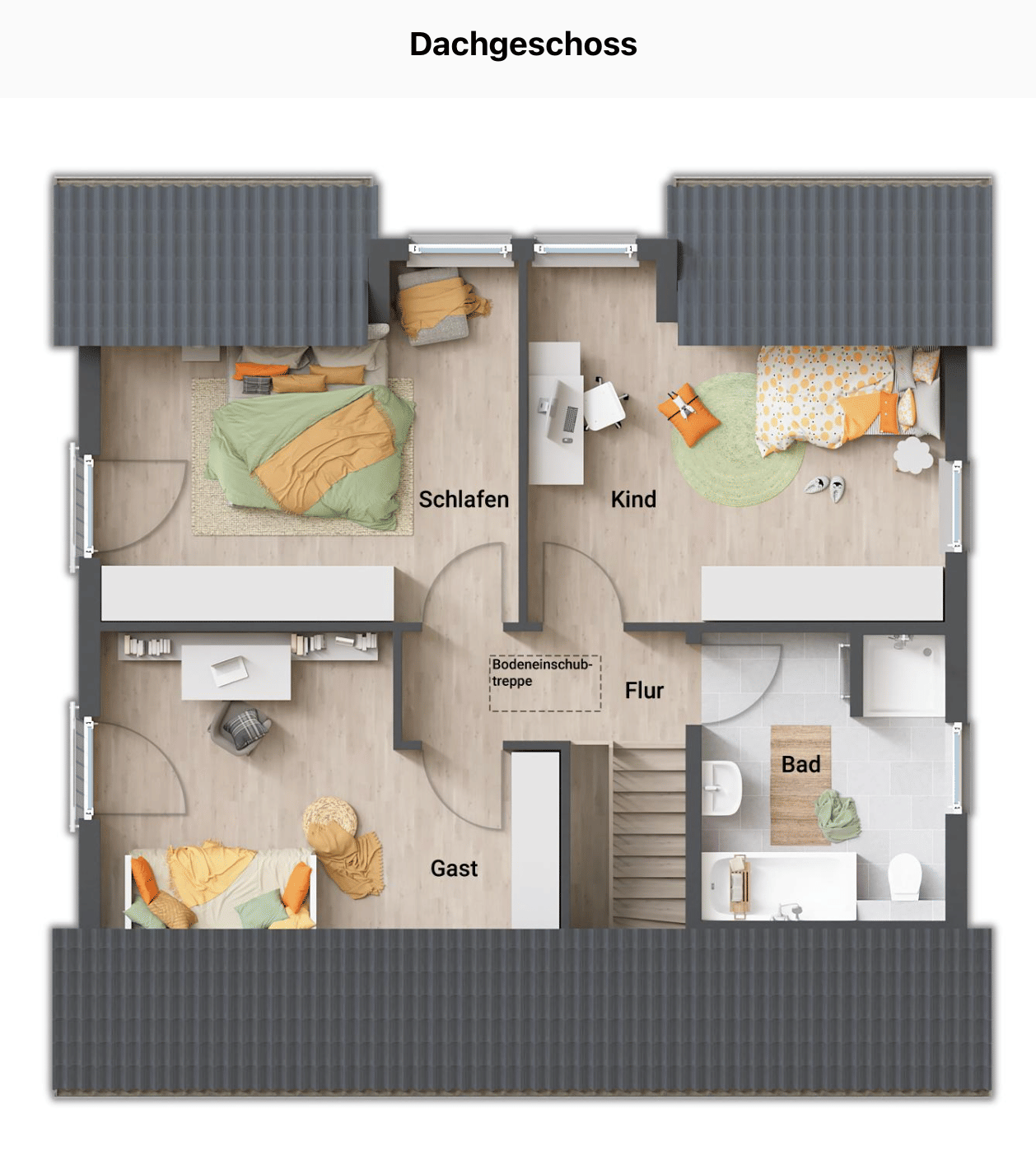 Immobilie in Lehesten - Town & Country Flair 125 – 4 Zimmer auf 135,74 m² | Grundstück 538 m² in Lehesten - Bild 3