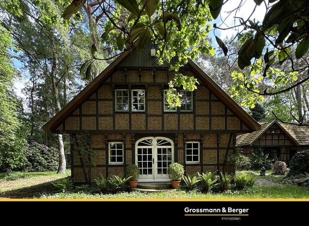 Immobilie in Hollenstedt - Gemütliches Fachwerkhaus im Landschaftsschutzgebiet mit Sommerhaus - Bild 1