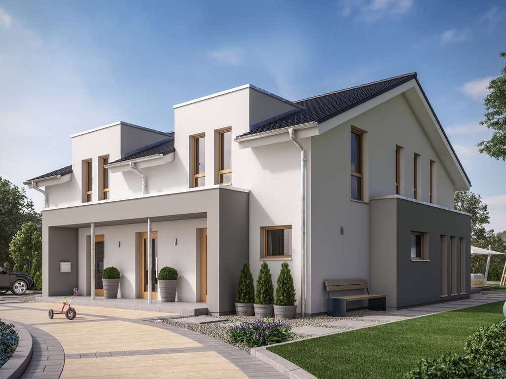Immobilie in Rohrenfels - Zweifamilienhaus in Form  vom Doppelhaus, perfekt für 2 Familien in Rohrenfels - Bild 0