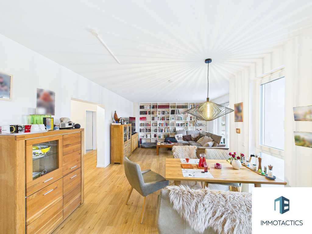 Immobilie in Hackenheim - Moderne 4-Zimmer-Wohnung mit Balkon und Blick ins Grüne, Wärmepumpe und hochwertiger Ausstattung - Bild 1