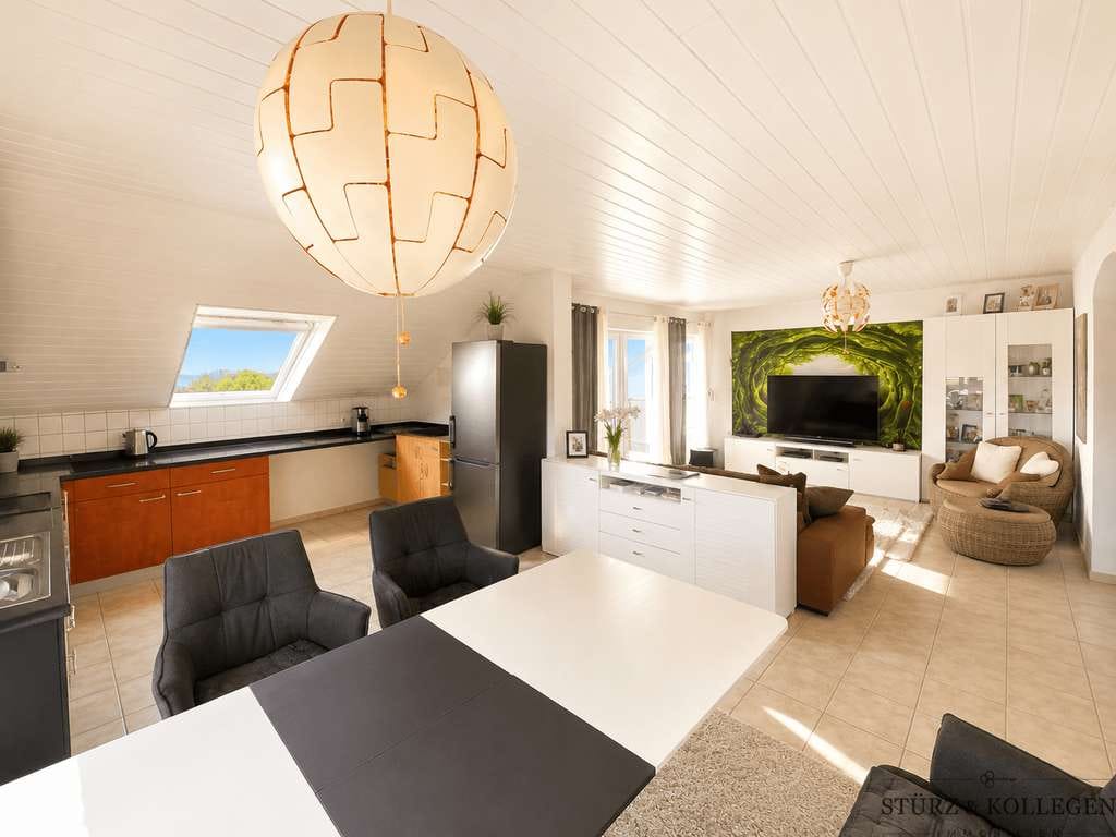 Immobilie in Mahlberg - 3-Zimmer-Wohnung mit großzügigem Balkon und Vogesenblick - Bild 1