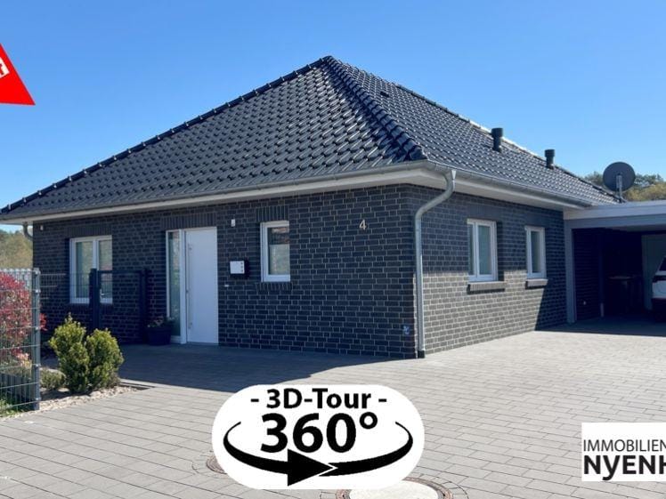 Immobilie in Lathen - anschauen - einziehen - wohlfühlen ** neuwertiger, exklusiver Bungalow in ruhiger Lage ** provisionsfrei für den Käufer - Bild 0