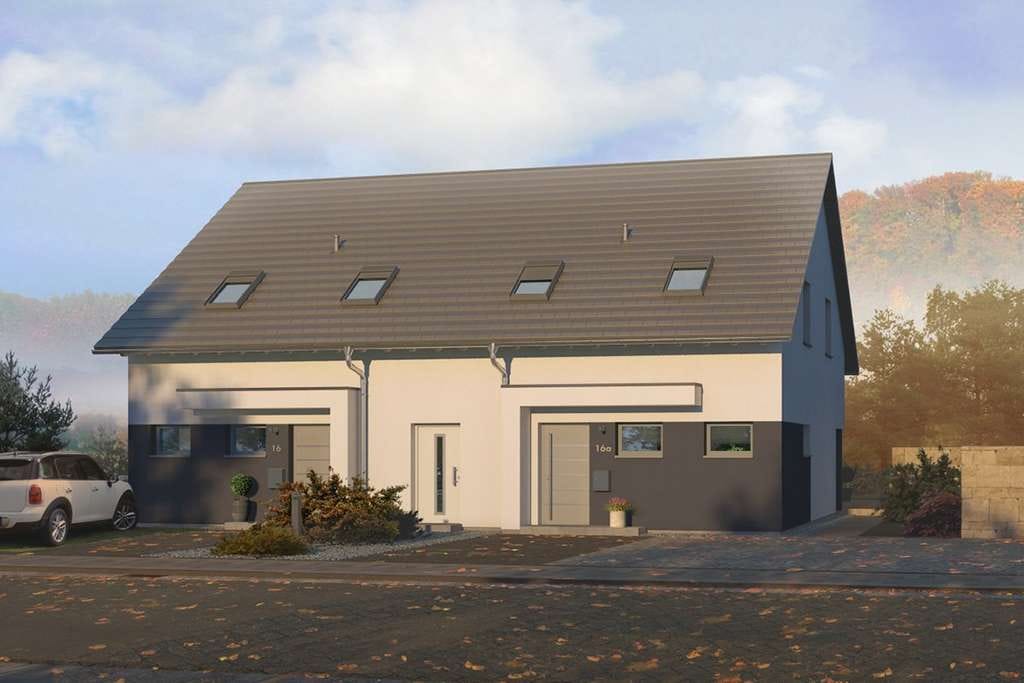 Immobilie in Zellingen - Individuelle Doppelhaushälfte in Zellingen - Ihr Traumhaus mit Pool und KfW55 Standard - Bild 1
