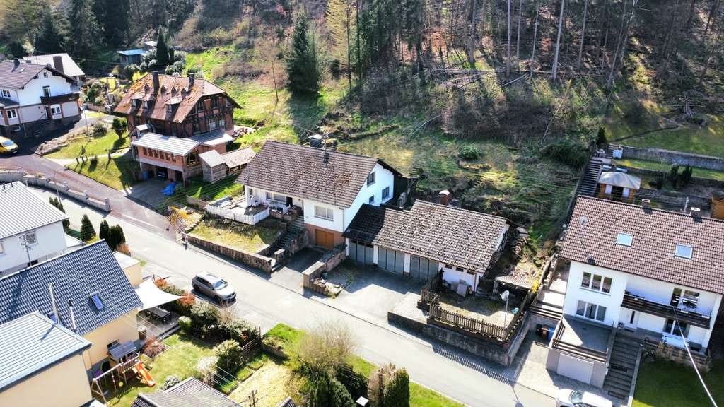Immobilie in Frankenstein - großes Einfamilienhaus mit Halle im Herzen des Pfälzer Waldes - Bild 0