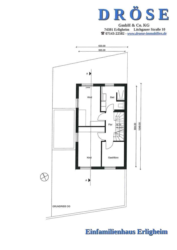 Immobilie in Erligheim - Neubau Einfamilienhaus-tolle grüne Ortsrandlage-viel Platz für Kinder, Hobby, Homeoffice-Erligheim - Bild 4