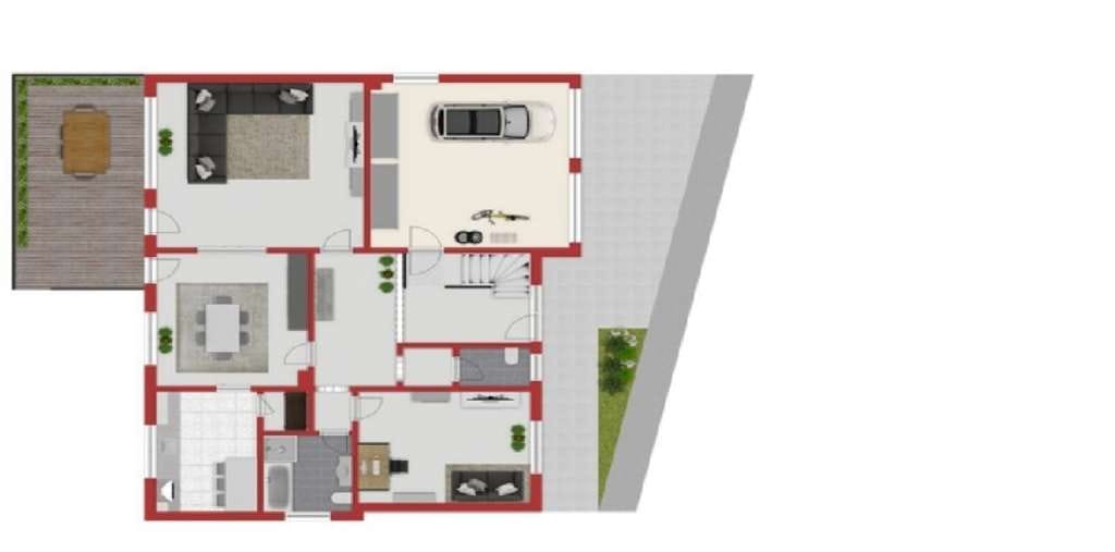 Immobilie in St. Leon-Rot - St. Leon-Rot:  EFH mit ELW, , 275m² WFL,  Bj. 1985, keine K-Prov., FREI - Bild 2