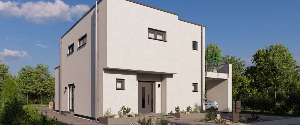 Immobilie in Weitersborn - Highline1 - Kubus Fertighaus im Bauhaus Stil - Bild 0