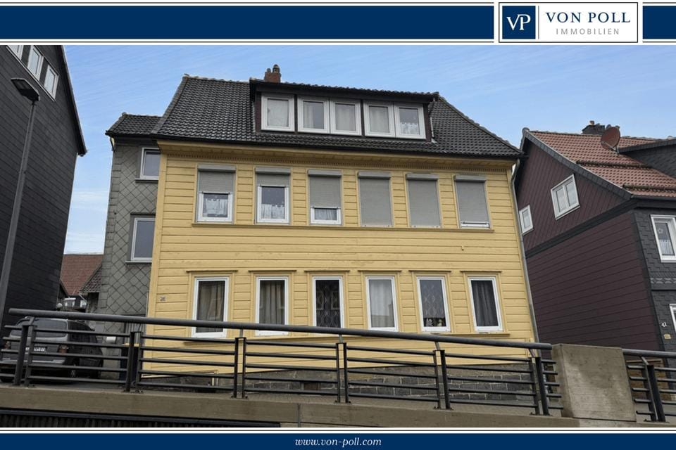 Immobilie in Clausthal-Zellerfeld - Mehrfamilienhaus mit 3 Wohneinheiten, ca. 290 qm Wohnfläche und  341 qm Grundstück - Bild 0