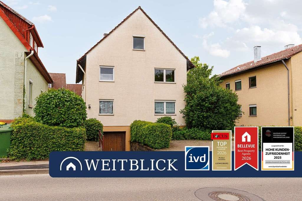 Immobilie in Mundelsheim - WEITBLICK: Wohngenuss mal drei! - Bild 0