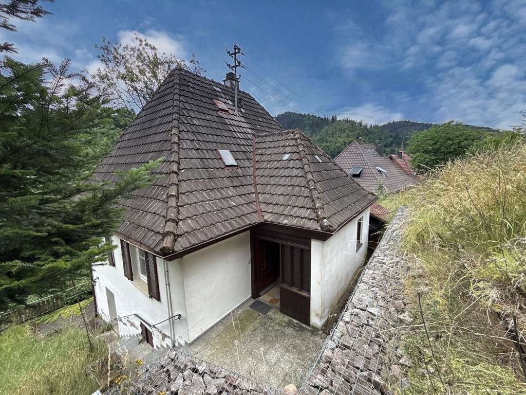 Immobilie in Schiltach - Charmantes Einfamilienhaus mit Potenzial in  naturnaher, idyllischer Hanglage von Schiltach - Bild 1
