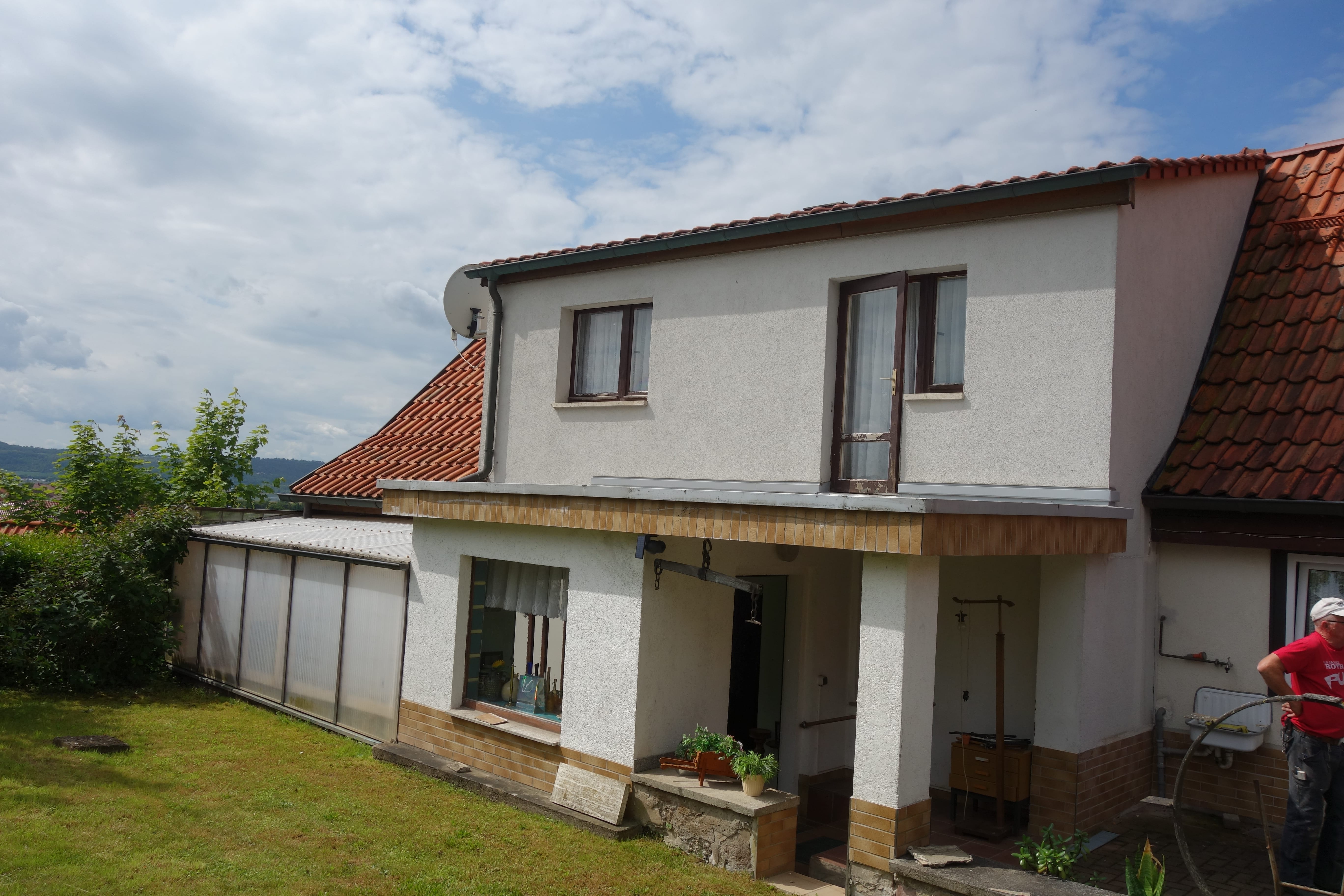Immobilie in Berga - Kleines Wohnhaus in Berga mit Garten - Bild 1