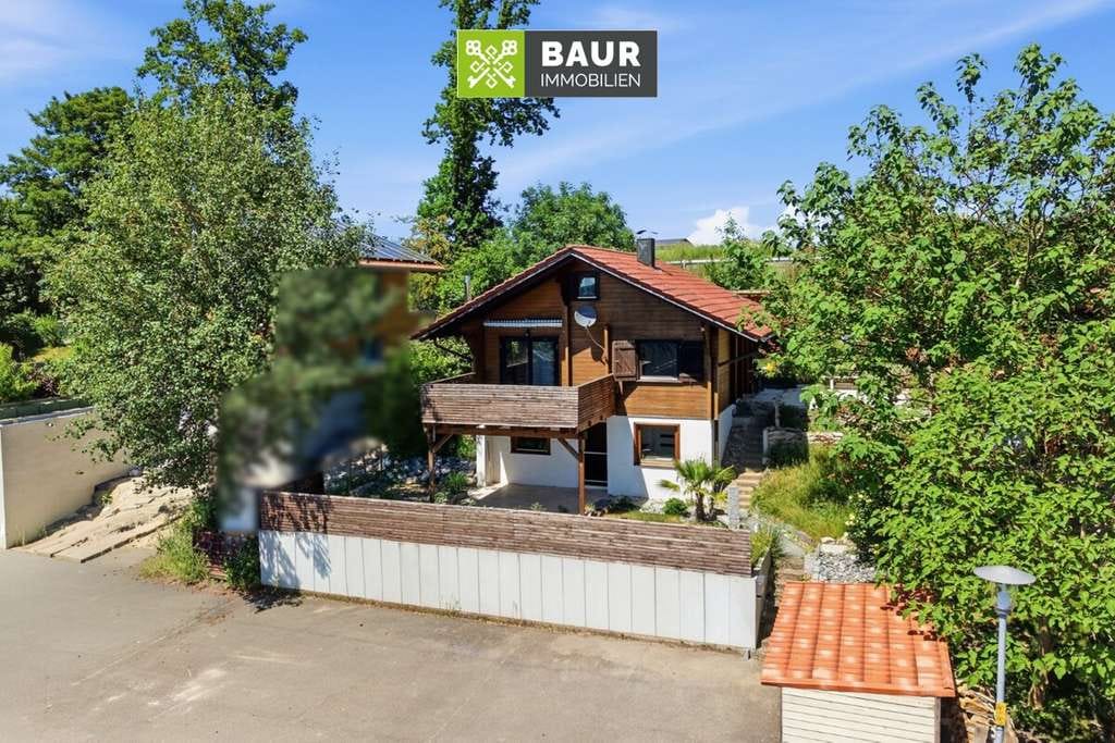 Immobilie in Illmensee - 360° | Sofort frei! Wohnen am Ruschweiler See – Haus mit Garten, Seeblick und nur ca. 200 m zum See - Bild 0