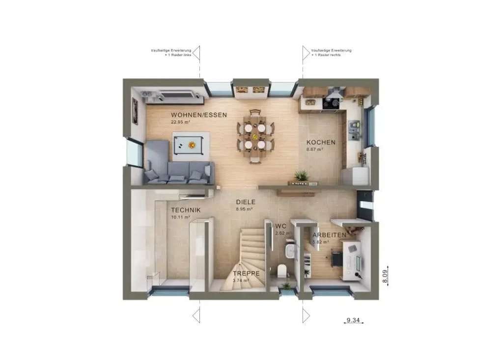 Immobilie in Lenting - Attraktive Doppelhaushälfte in Lenting - stadtnah & naturnah wohnen - Bild 1
