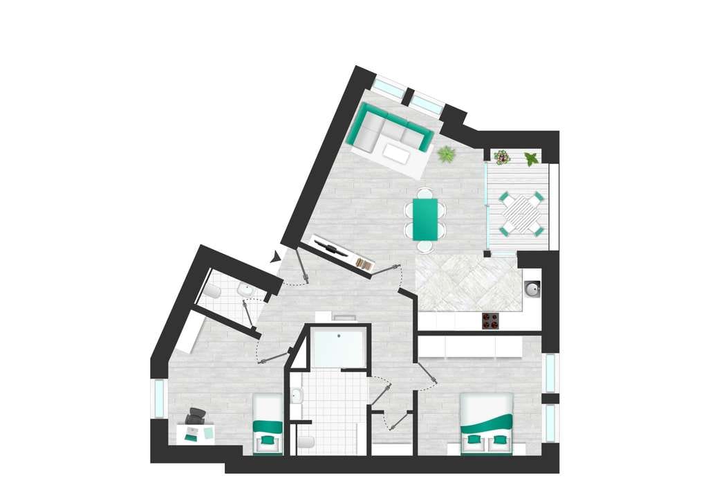 Immobilie in Rosendahl - Barrierefreier Neubau in Rosendahl - Bild 2