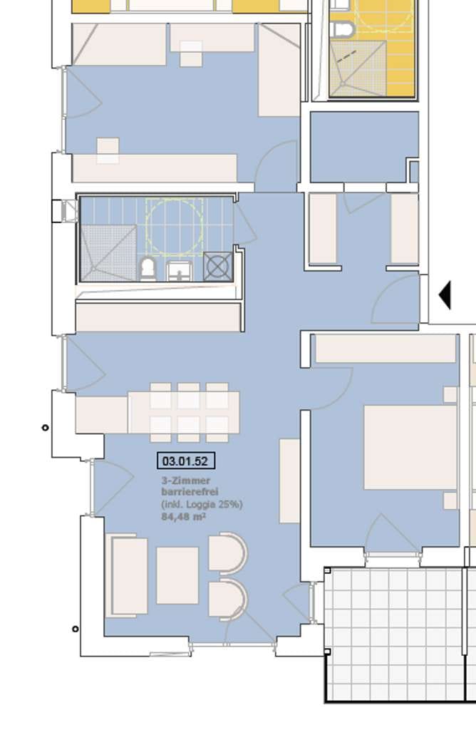 Immobilie in Neckarzimmern - Kapitalanlage: bis zu 6,5 % Rendite & 50 % Förderung – 3-Zimmer mit Loggia - Bild 1