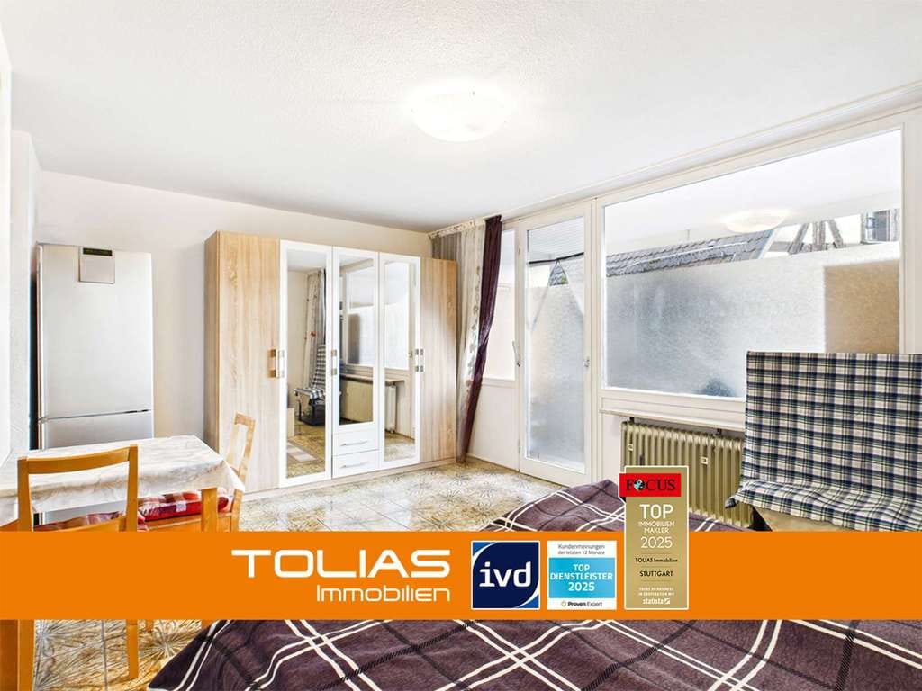 Immobilie in Sindelfingen - Cleveres Investment auf kleiner Bühne - mit Balkon und Stellplatz mitten in Sindelfingen - Bild 0