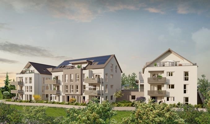Immobilie in Neckartailfingen - Modernes Wohnen mit Stil: 3-Zimmerwohnung mit Balkon - Bild 0