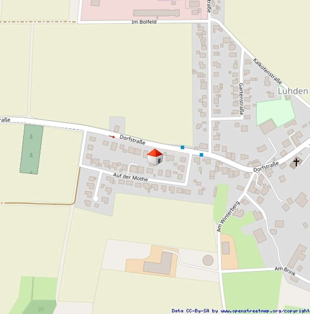 Immobilie in Luhden - Schön geschnittene, voll vermietete DG-Wohnung mit Balkon und Stellplatz. - Bild 2