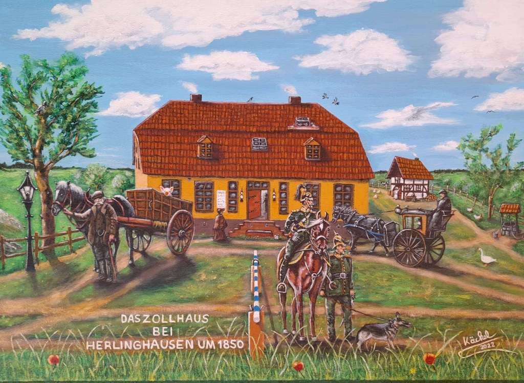 Immobilie in Warburg - Historisches Chausseehaus mit Charme und großem Platzangebot in Warburg-Herlinghausen - Bild 0